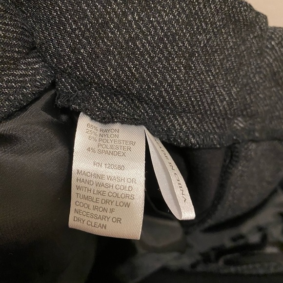 Neiman Marcus dark grey slacks size 10 - Picture 6 of 9